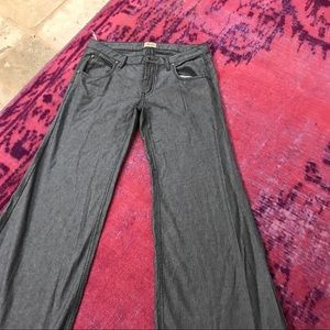 Flattering Herringbone Wide Leg Free People Pants